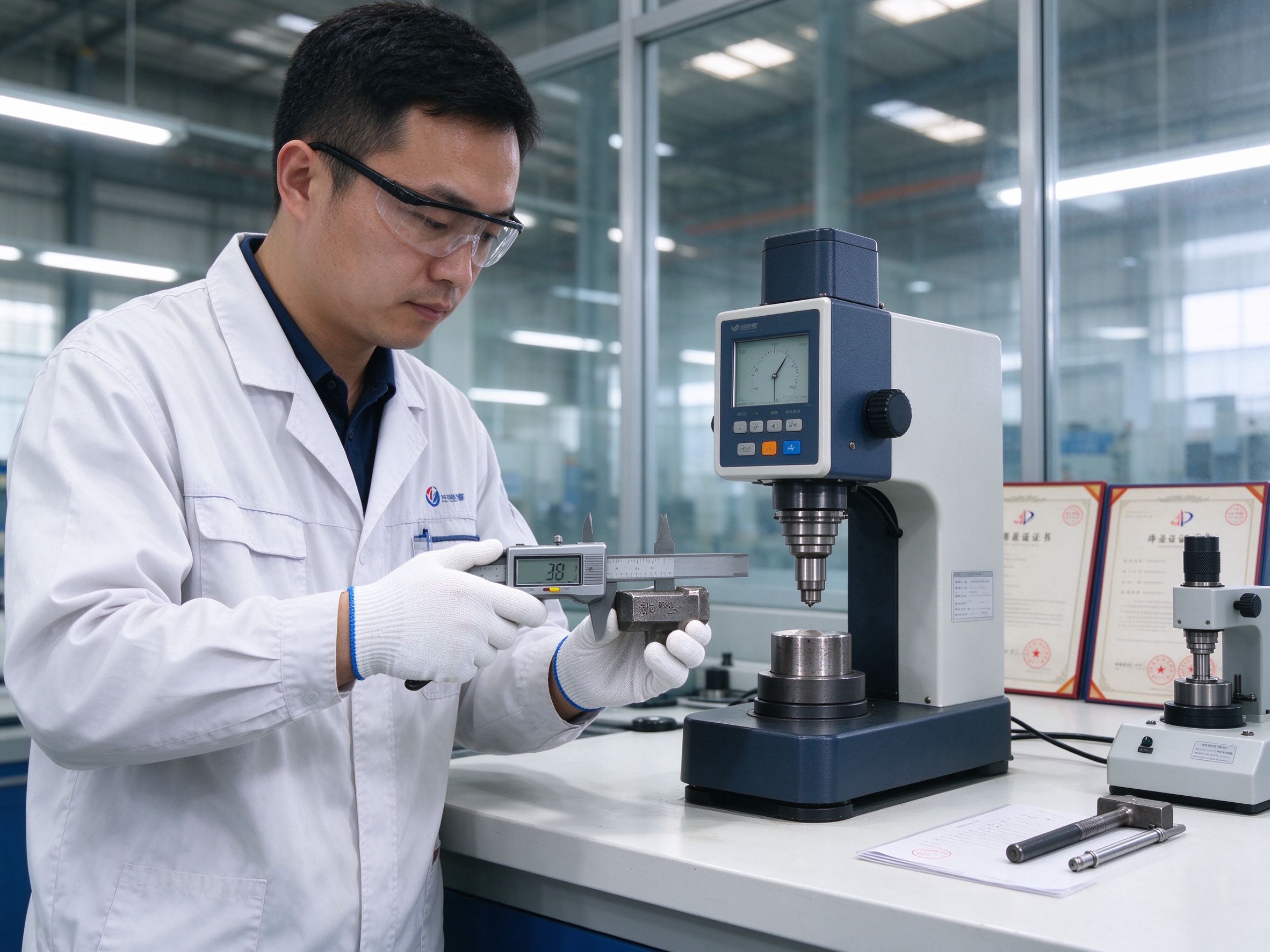 Quality inspection at EME HARDWARE factory